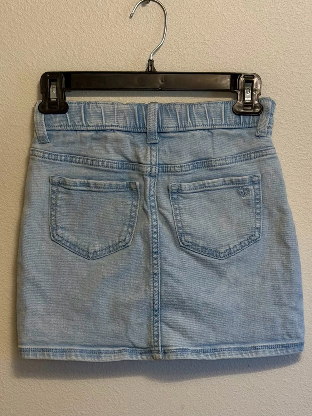 Care Bears Justice Two-Tone Denim Skirt - Pink & Light Blue Girls Size M/10